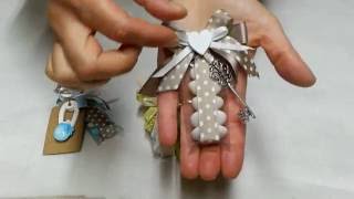 Tutorial bomboniera matrimonio battesimo cresima comunione  ilDettagliocom [upl. by Yerhcaz]