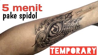 Gambar tato  membuat tato temporer di tangan [upl. by Mychal]