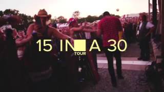 Sam Hunt  15 In A 30 Tour [upl. by Anirtruc]