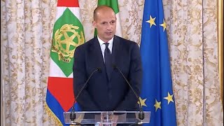 Il discorso di Allegri al Quirinale alla vigilia della finale di CoppaItalia AtalantaJuventus [upl. by Reinwald]