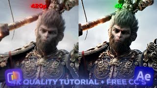 4K Quality Tutorial  Coloring Giveaway  After Effects  Hitpaw [upl. by Fawcett925]