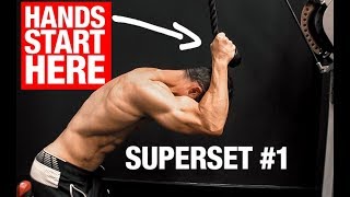 The BEST Triceps Supersets SLEEVE BUSTERS [upl. by Dunson]