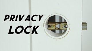 How to install a privacy door lock [upl. by Marni]