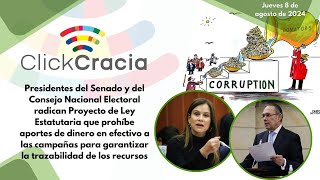 Presidentes del Senado y del CNE radican Proyecto de Ley que prohíbe aportes en efectivo a campañas [upl. by Genisia]