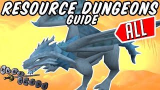 Dungeoneering ALL Resource Dungeons Locations and Frost Dragons  Runescape [upl. by Layla]