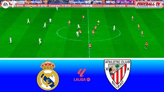 Real Madrid vs Athletic Bilbao  La Liga 2324  Full Match All Goals  EA FC 24 Gameplay PC [upl. by Kaliski]