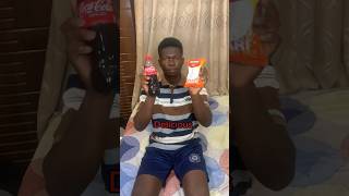 Gari with CocaColaviral shorts youtubeshorts coke asmr funny [upl. by Llegna416]