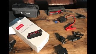 Audew Portable Jump Starter Unboxing  Review  JN36 [upl. by Atilegna774]