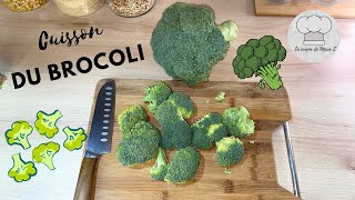 Préparation  découpe et cuisson à l’eau du brocoli🥦 facile [upl. by Amery]