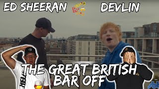 WTF ED SHEERAN amp DEVLIN  Americans React to Devlin x Ed Sheeran  The Great British Bar Off [upl. by Onileba]