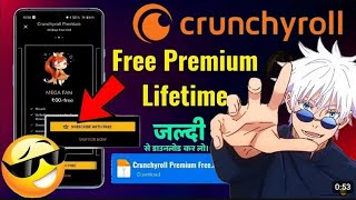 Finally CrunchyRoll Premium Mod Apk 🤩 [upl. by Ymrots]