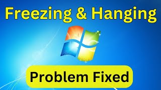 How To Fix Windows 7 Hanging Or Freezing Problem  Windows 7 Hanging Problem Quick Way [upl. by Gittel]