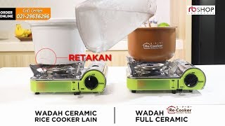 Wadah Keramik ReCooker VS Wadah Rice Cooker Lain [upl. by Nebe]