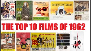 The 10 Best Films of 1962 [upl. by Kcirdle]