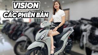 Báo giá xe VISION chi tiết các phiên bản mới nhất  Mua xe tặng VOUCHER [upl. by Hardman]