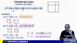 Fatoração do trinômio do 2° grau  FATORAÇÃO [upl. by Durgy]