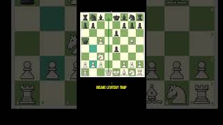 ⚡​​⚡​​INSANE LEVITSKY ATTACK TRAP ajedrez fide xadrez chess chessplayer hikarunakamura catur [upl. by Nalepka963]