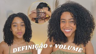 MELHOR FINALIZAÇÃO cabelo crespo e cacheado 🔥 [upl. by Einalam]