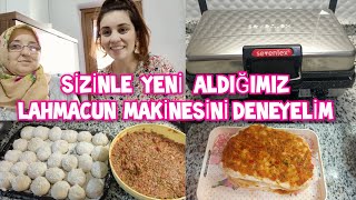 ÇITIR ÇITIR LAHMACUN TARİFİ ✅ Sevenlex Lahmacun Makinesi [upl. by Skutchan]