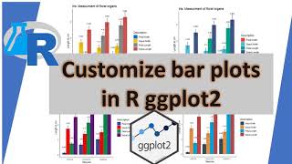 Customize Bar plot in R GGplot2 in 5 steps  Beautiful publication ready bar plot [upl. by Hameean]