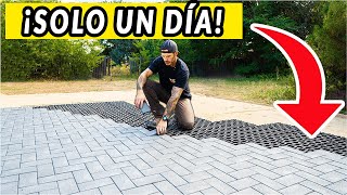 ¡Los adoquines para patio más fáciles que jamás haya instalado [upl. by Odraleba980]