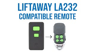 Liftaway LA232 Compatible Remote Video Description [upl. by Ardnazil]