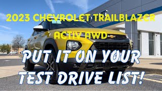 2023 Chevrolet Trailblazer Activ AWD [upl. by Cort]