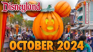 Disneyland Park  October 2024 Walkthrough  Updates Haunted Mansion Holiday amp Tianas Log Testing [upl. by Hach]