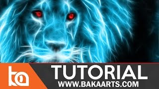 Beginner PhotoManipulation 4  Glowing Animals aka Fractalius Filter [upl. by Rehpinnej]