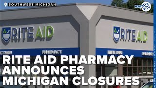 Rite Aid announces several closures in Michigan after filing for bankruptcy [upl. by Ettevey]