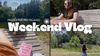 SUNNY WEEKEND VIBES  Produktivität dank Instagram Detox Picknicken und metime vlog [upl. by Anoet553]