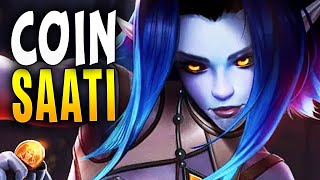 SAATI ULTIMATE COIN IS RIDICULOUS  Paladins Gameplay [upl. by Yrrek372]