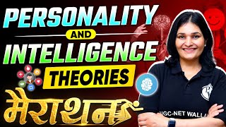 UGC NET Education Marathon  Personality amp Intelligence Theories for UGC NET 2024  Dr Priyanka PW [upl. by Reace943]