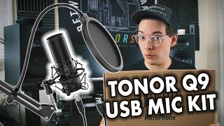 Budget USB Microphone Kit Tonor Q9 Review [upl. by Otreblon589]