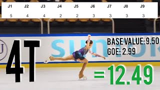 Kamila Valieva LANDS Quad Toe At Jgp Courchevel  We Love Skating [upl. by Bussey]