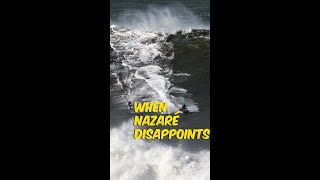 When a promising Nazaré wave fizzles out [upl. by Ellivnarg]