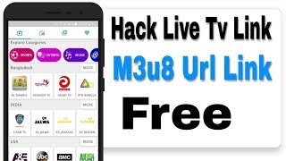 How To Get Live Tv m3u8 Url links 2019 100 Working trick  App Creator [upl. by Dnesnwot919]