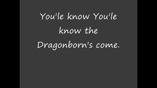 Dragonborn Lyrics by Malukah Translated [upl. by Mechling]