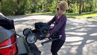 Airhawk Power Folding Wheelchair Overview [upl. by Bilac]