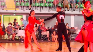 Corentin Cupperi amp Alexandra Le Bail Open Youth Adultes ABC Latine Vienne I Rumba [upl. by Denys]