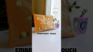 DIY Embroidery Bag floral  diy craft bag art [upl. by Pepper]