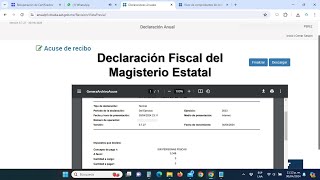 Declaracion Fiscal del Magisterio Estatal [upl. by Hui]