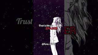 Trust is like an ERASER  sub support like kpop blink sad sadstatus [upl. by Ishii358]