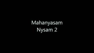 Mahanyasam  Nyasam 2 R1 DSB [upl. by Ahsienat]