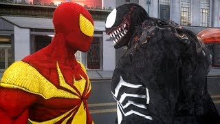 IRON SPIDERMAN VS VENOM  EPIC BATTLE [upl. by Domineca]