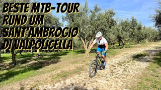 MTB  traumhafte einsame Tour auf Trails durch das Valpolicella [upl. by Ynohtn206]