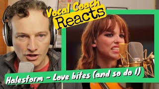 Vocal Coach REACTS  Halestorm Love Bites and so do I [upl. by Herby]