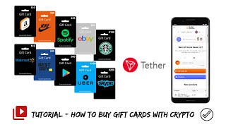 How to Buy Gift Cards with Crypto Tether USDT [upl. by Aiekahs]