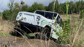 Uaz Spartan EV Offroad  что может электро УАЗ Спартан EHunter [upl. by Anatnom]