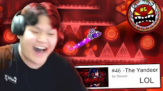 EXTREME DEMON ROULETTE 5 THE YANDERE Rematch🔥  Geometry Dash [upl. by Sirron645]